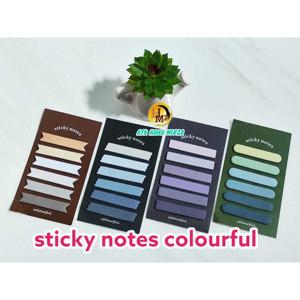

Sticky notes colourful set