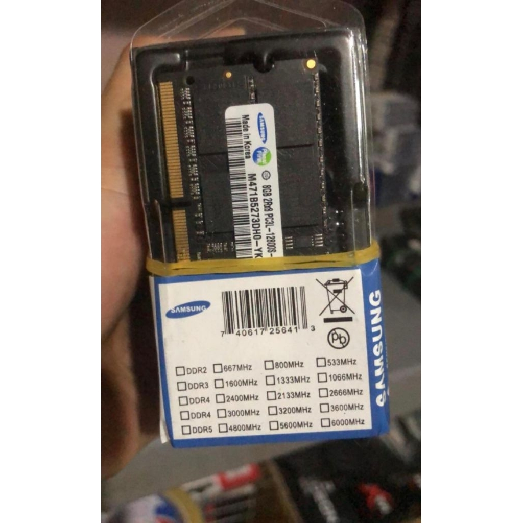 Ram Sodim Samsung DDR3L 8GB Pc12800/1600Mhz