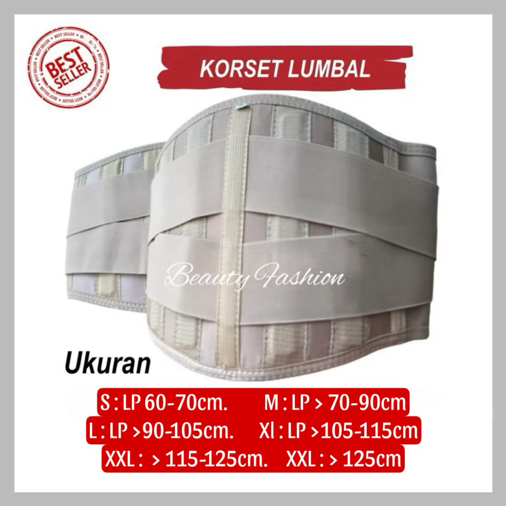 Korset Tulang Belakang | Korset Lumbal |Korset LBP | Korset Syaraf Kejepit TLSO | Korset Pinggang