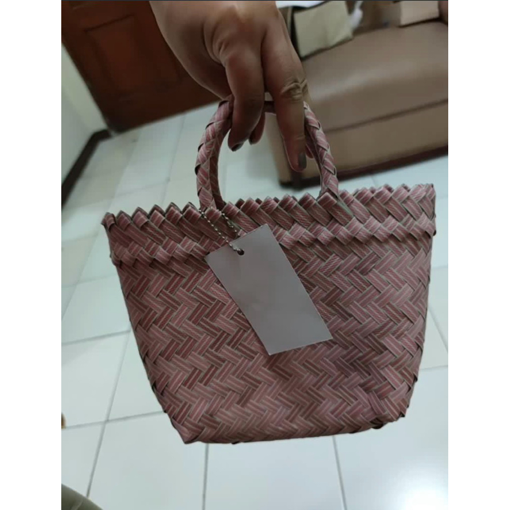 Tas rajut anyam tas jali anyaman handmade