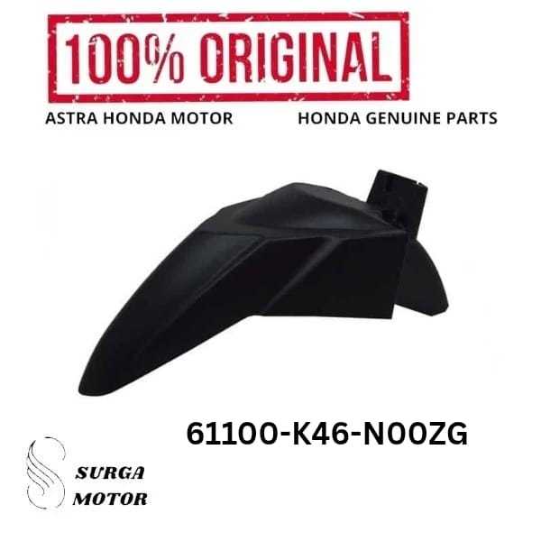 Spakbor Selebor Slebor Depan Abu Abu Motor Honda Vario 110 eSP 61100K46N00ZG 61100-K46-N00ZG Fender 