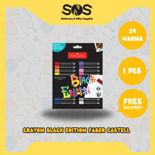 

Crayon Black Edition Faber Castell 24 warna 1 pcs