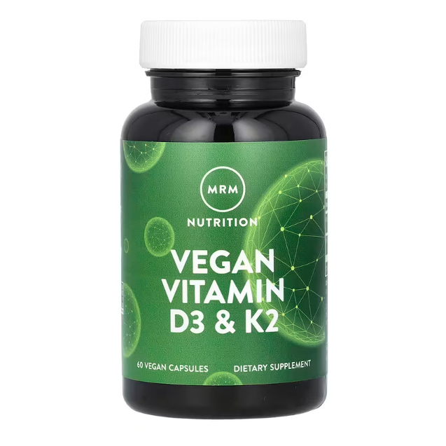 MRM Nutrition, Vegan Vitamin D3 & K2, 60 Vegan Capsules