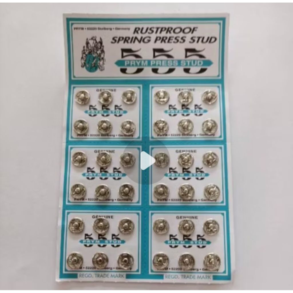 Kancing 555 atau kancing jepret 555