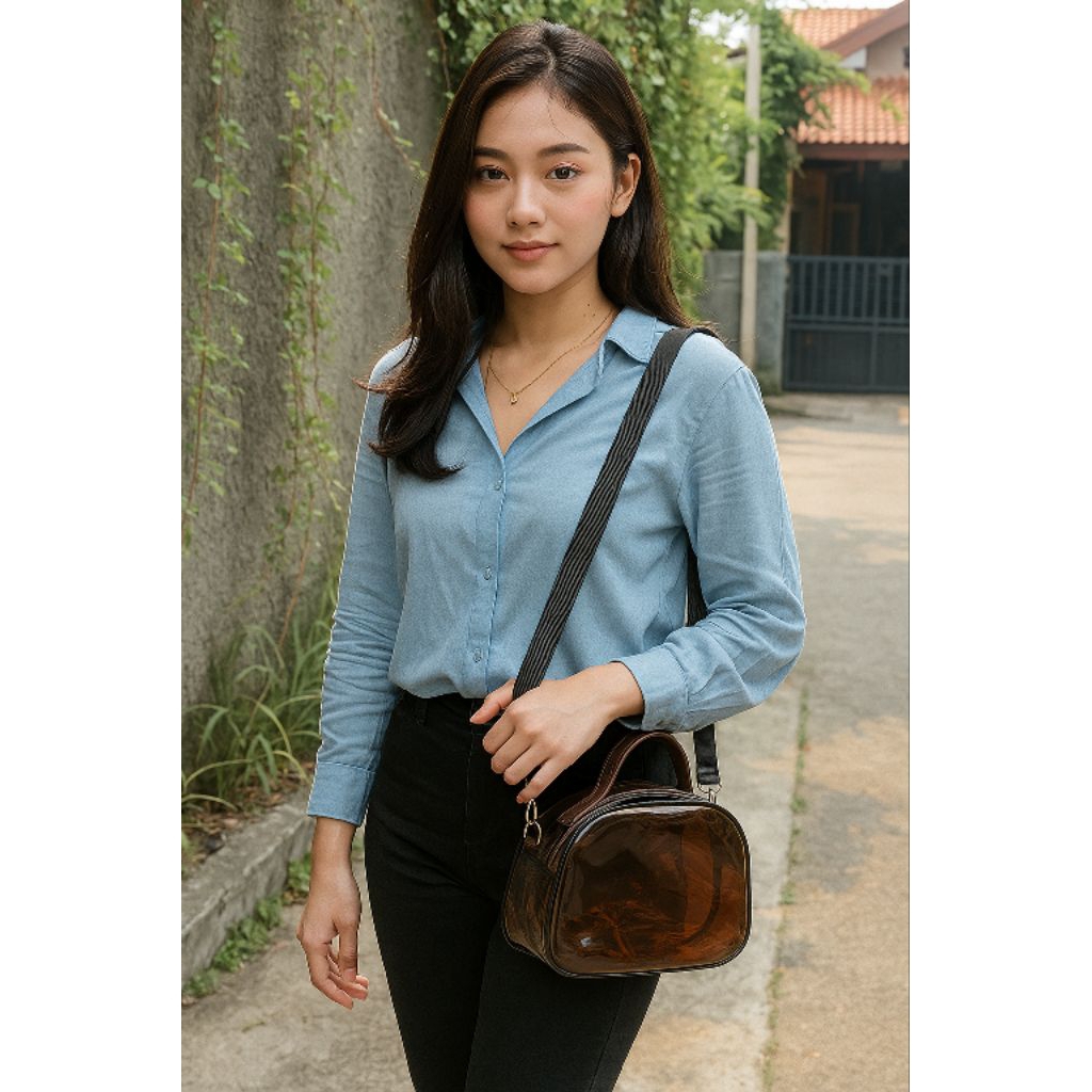 Tas Mika pvc selempang Anisa