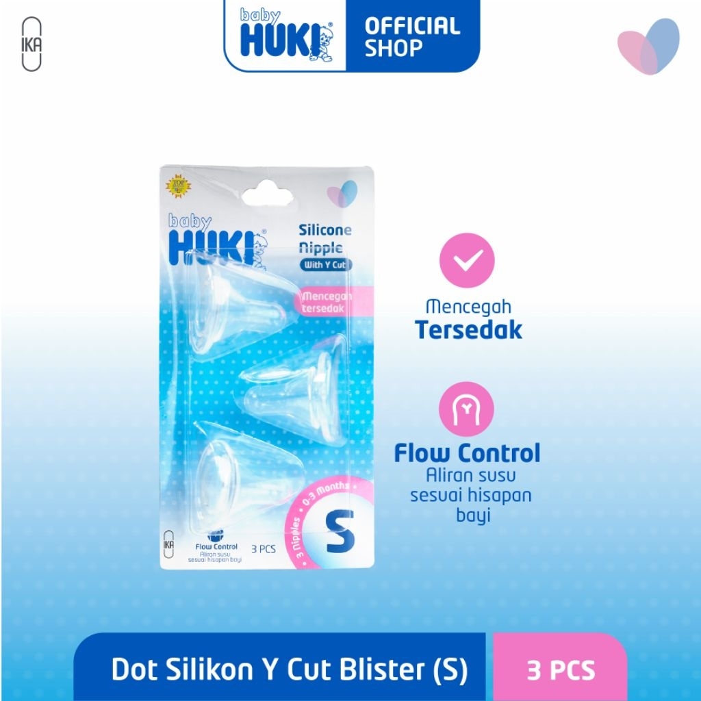 Huki orthodontic silicone nipple isi 3