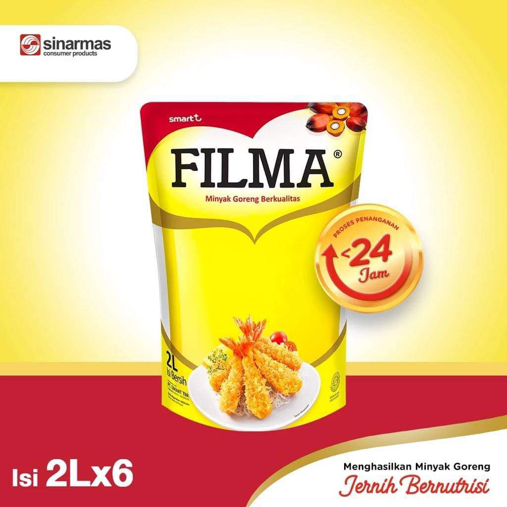 

filma minyak goreng 2 liter isi 6 pcs