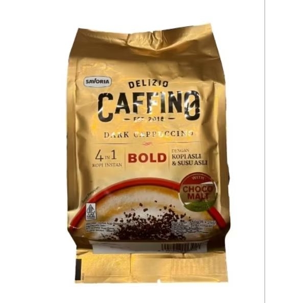 

CAFFINO BARISTA KOPI/BOLD KOPI INSTANT 4in1 (6renceng) 225g - CBY