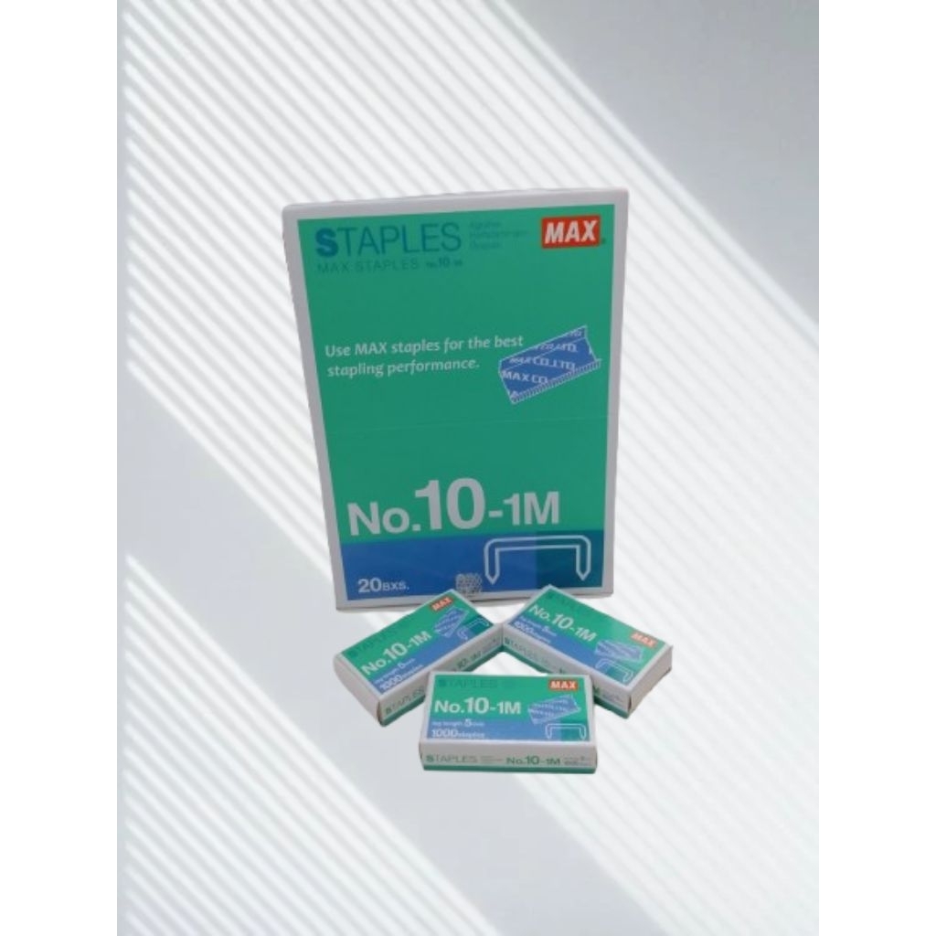 

isi Staples max no.10 1m 1 box isi 20 kotak kecil