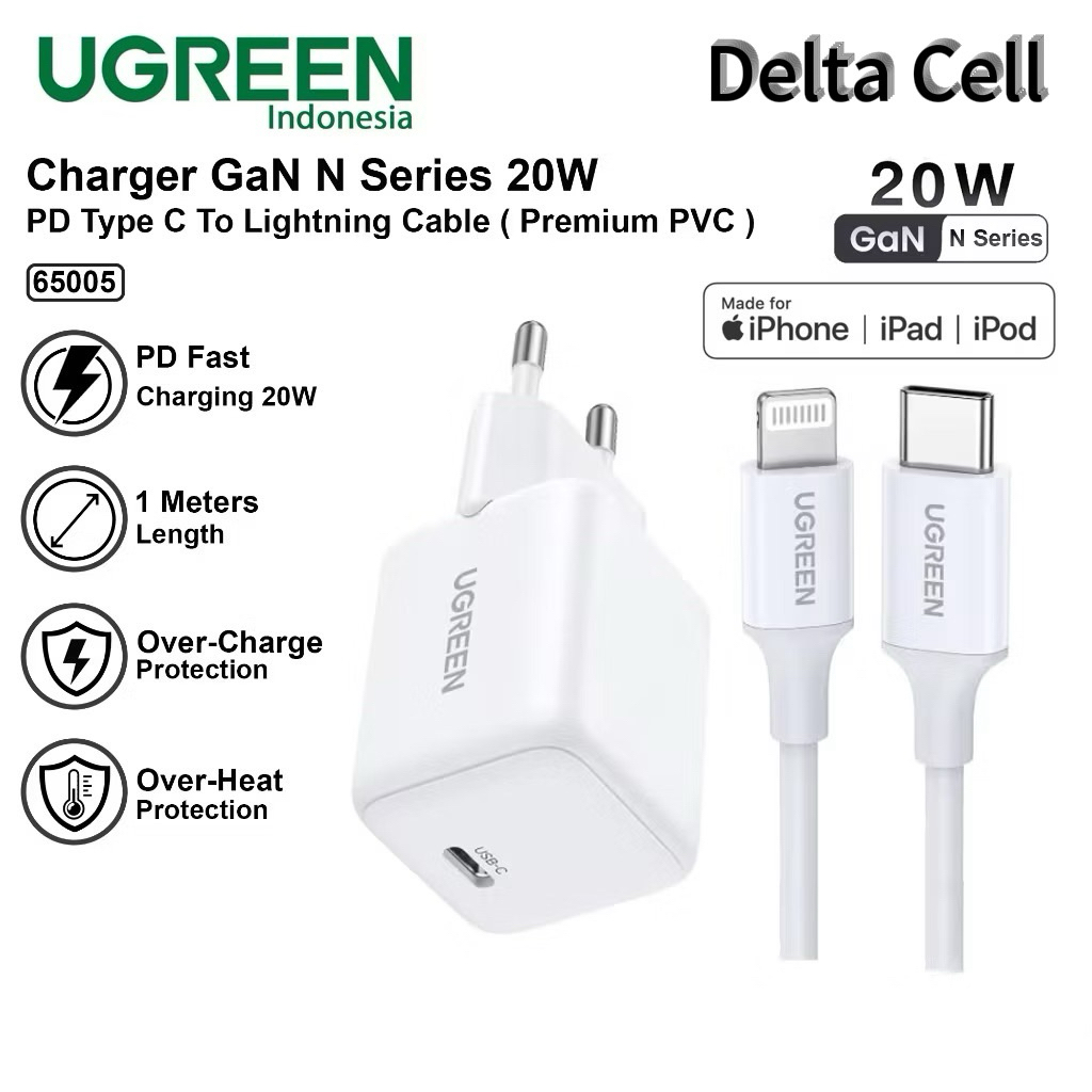 Charger Ugreen Set Iphone 20W, 65005