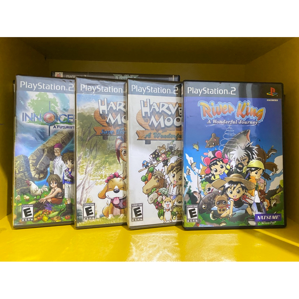 KASET PS2 : Bundle Lot Harvest Moon U/C Original
