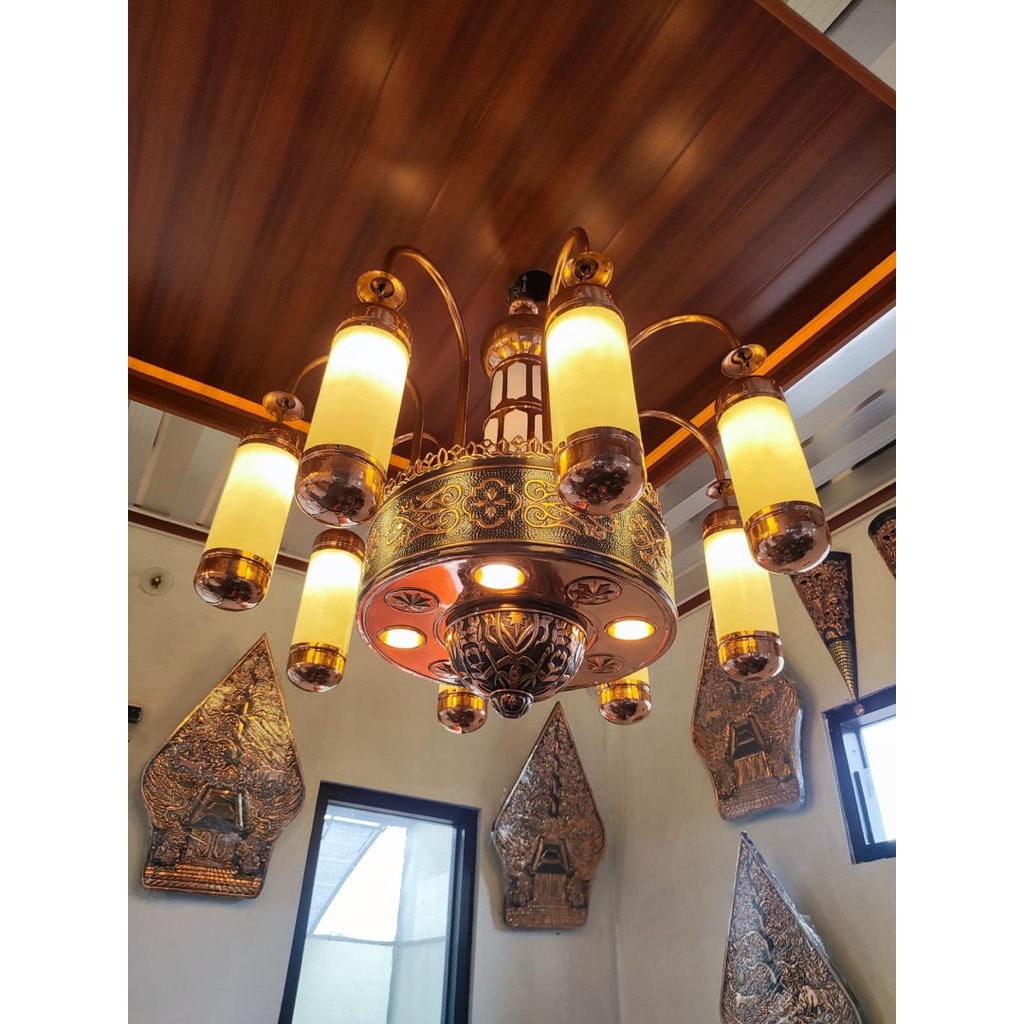 Lampu gantung Tembaga model nabawi