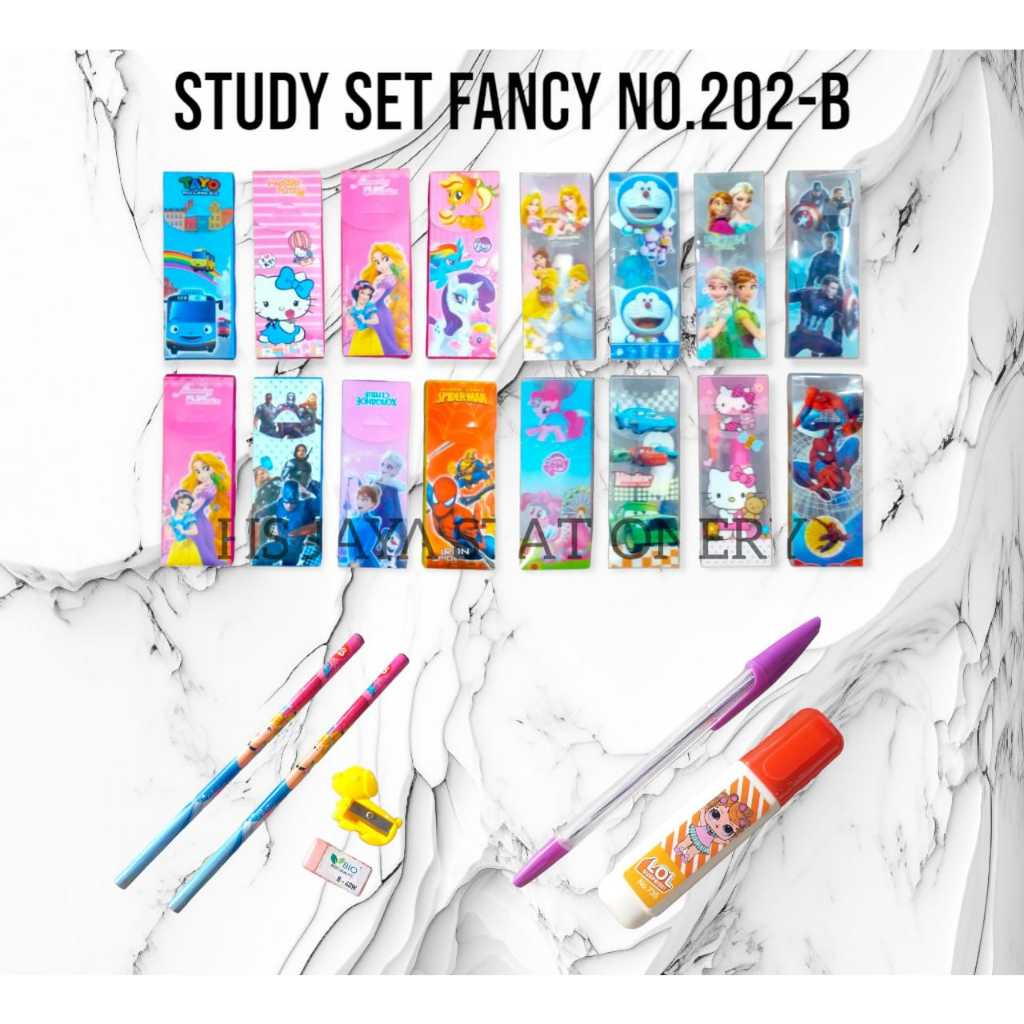 

Set Alat Tulis Anak Fancy No.202-B/ study set facy 202-B