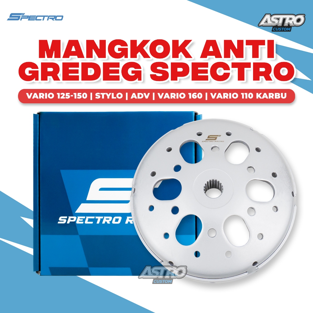Spectro Mangkok Ganda Vario 150 Vario 125 PCX 150 PCX Vario 160 ADV 150 Racing Solusi Gredeg CVT