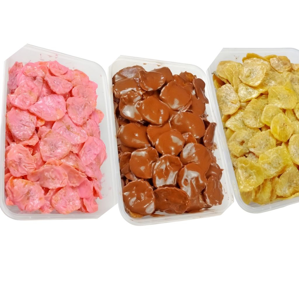 

KERIPIK PISANG COKLAT LUMER SNACK BANANA 1 BOX JAJANAN MURAH