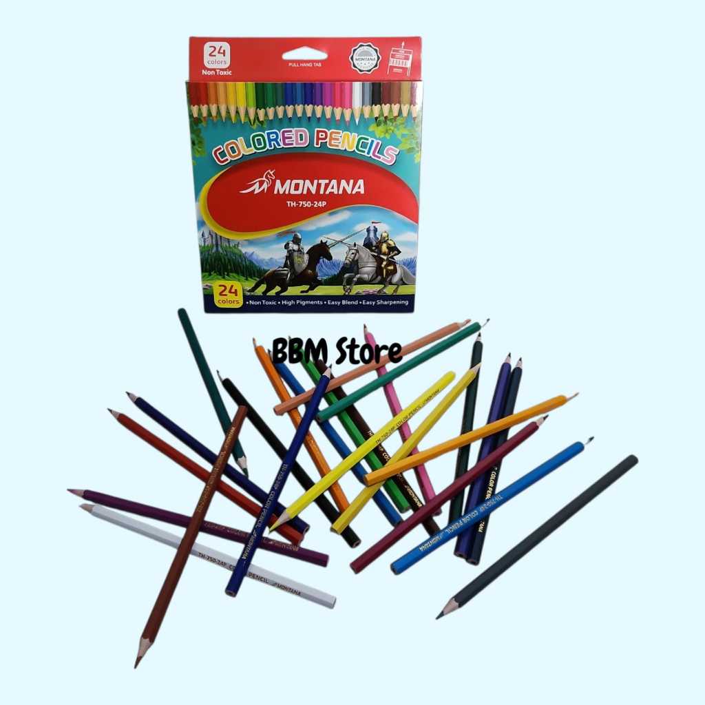 

Pensil Warna Panjang Montana 24 Warna / Colour Pencil TH750-240P