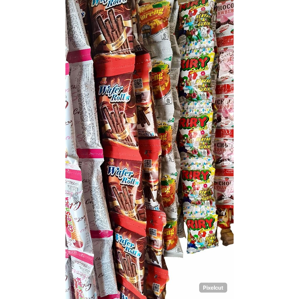 

Aneka Snack Jajan Rentengan 500an