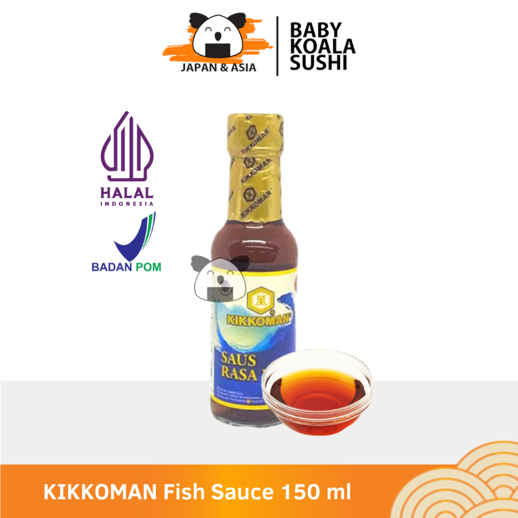 

KIKKOMAN Fish Sauce 150 ml Halal | Saos Ikan Halal