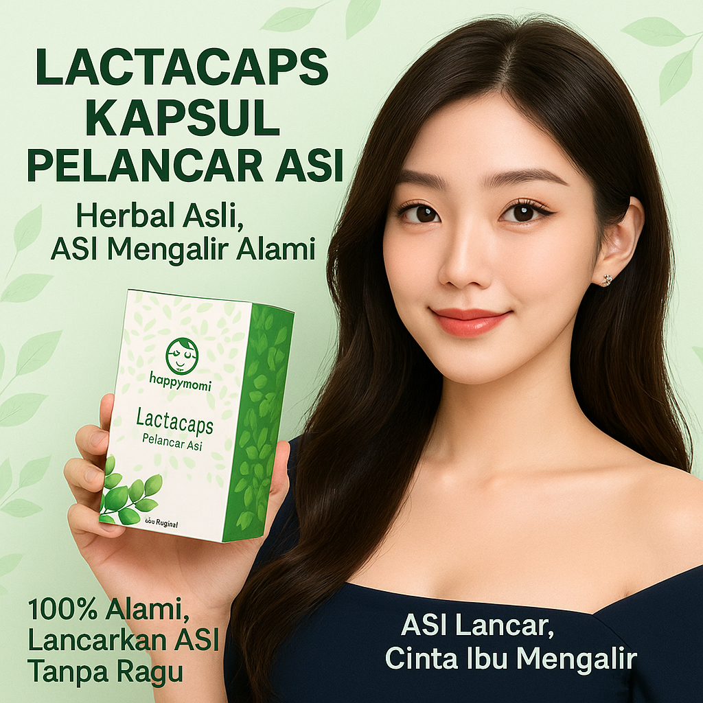 Katuk Kapsul Original Lactacaps / ASI BOOSTER / PELANCAR ASI / Daun Katuk / Kapsul Katuk Al-Barru