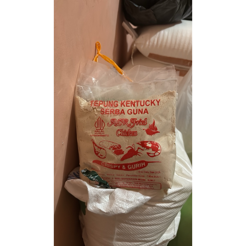 

Tepung Kentacky Serbaguna AL R FRIED CHICKEN