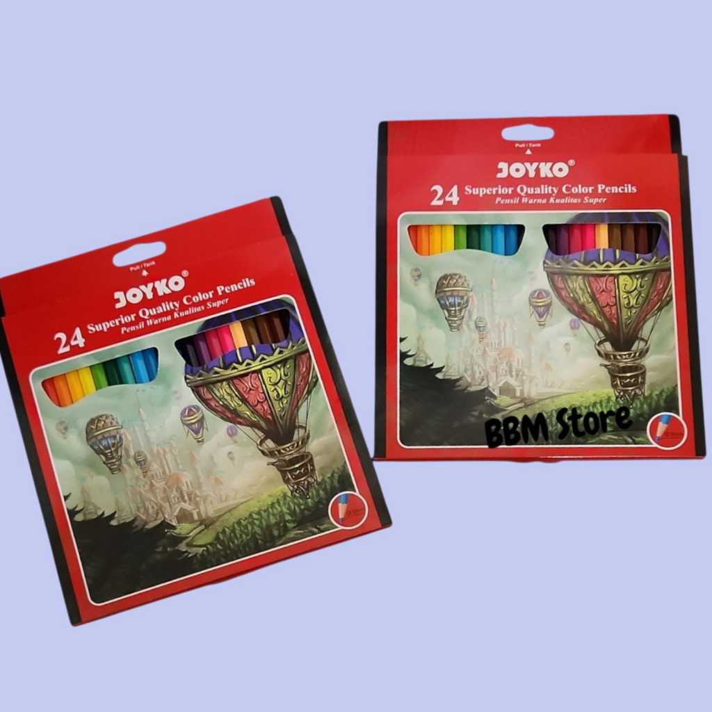 

Pensil Warna Joyko isi 24/12 warna / CP-100 / CP-101