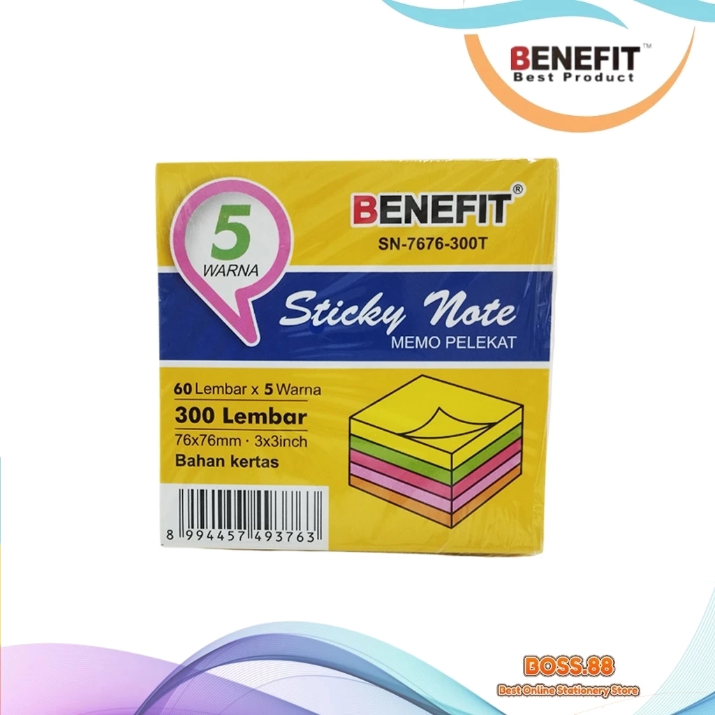 

STICK NOTE BENEFIT SN-7676-300T (1 PCS)