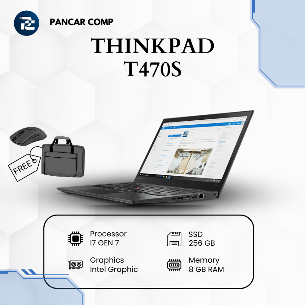 Laptop Second Like New Lenovo Thinkpad T470s