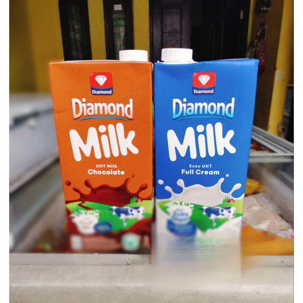 

Diamon susu UHT full cream - coklat