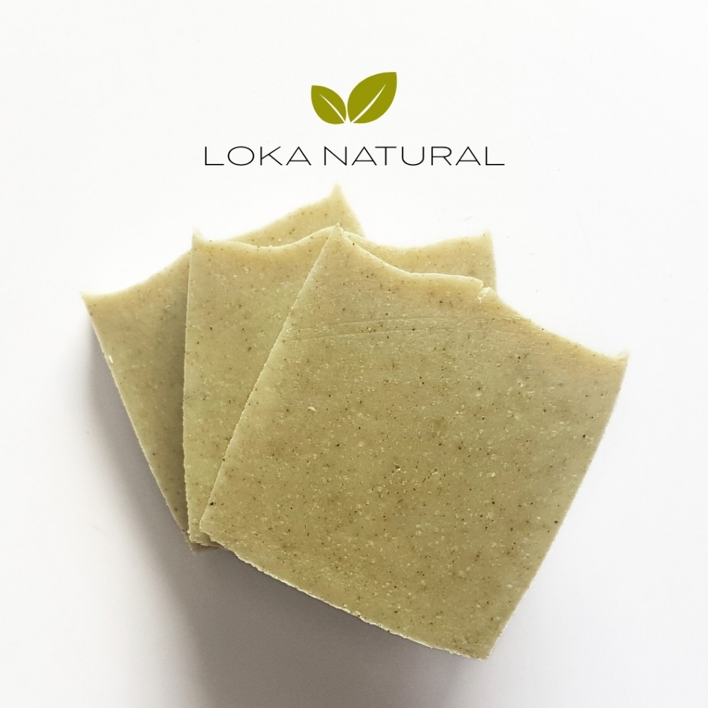COCONUT SHAMPOO BAR Shampo batang natural minyak kelapa untuk rambut lepek berminyak | Loka Natural