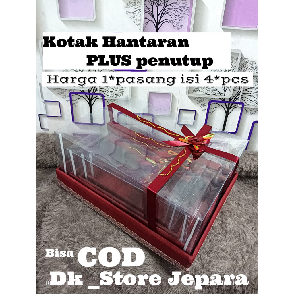 

COD isi*4pcs BOX MIKA PITA Hantaran Parsel