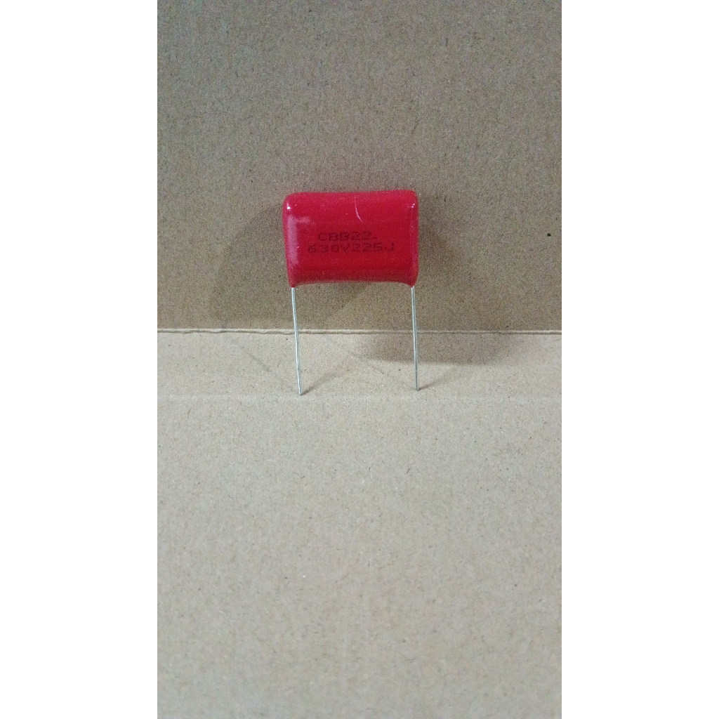 8862 kapasitor capacitor milar mylar merah 630v225j 225j 225 630v
