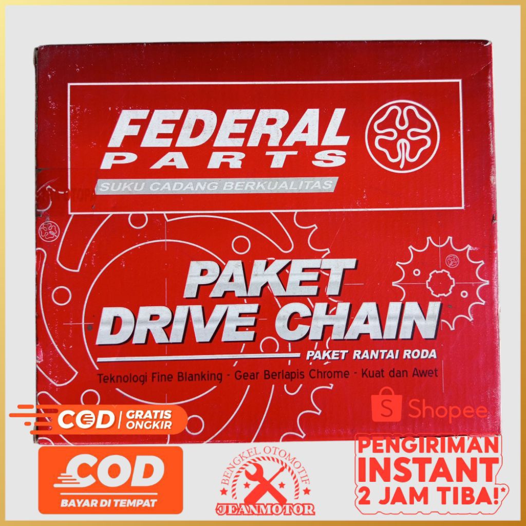 Rantai Keteng Federal Parts Supra Supra X Supra Fit Original Awet Tahan Lama Gear set