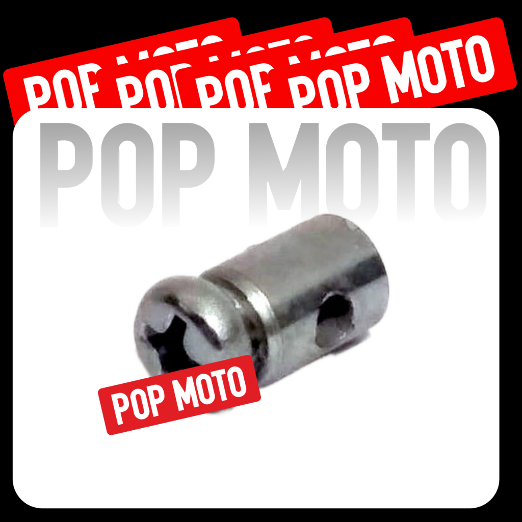 Nepel Gas M4 Putih 4mm / Baut Nepel Gas Motor