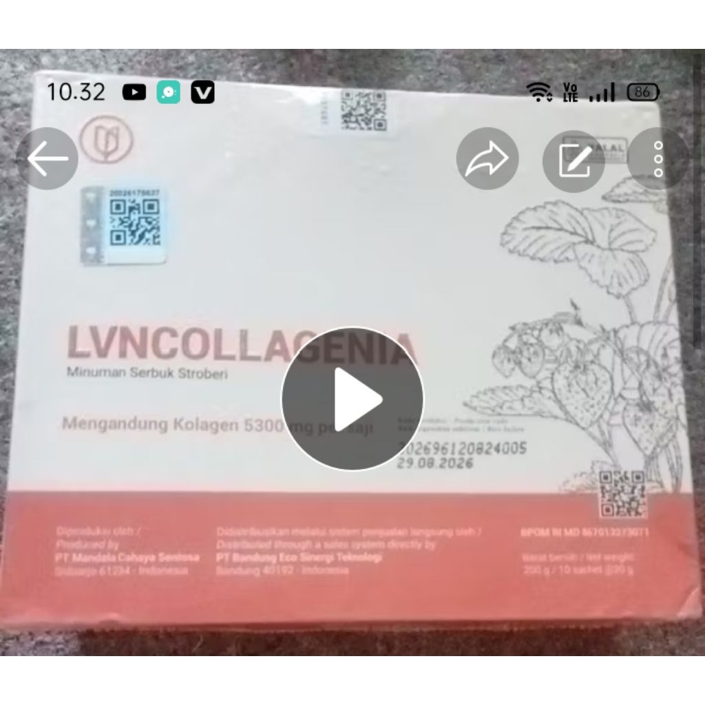 

LVNCOLLAGENIA 100% ORIGINAL