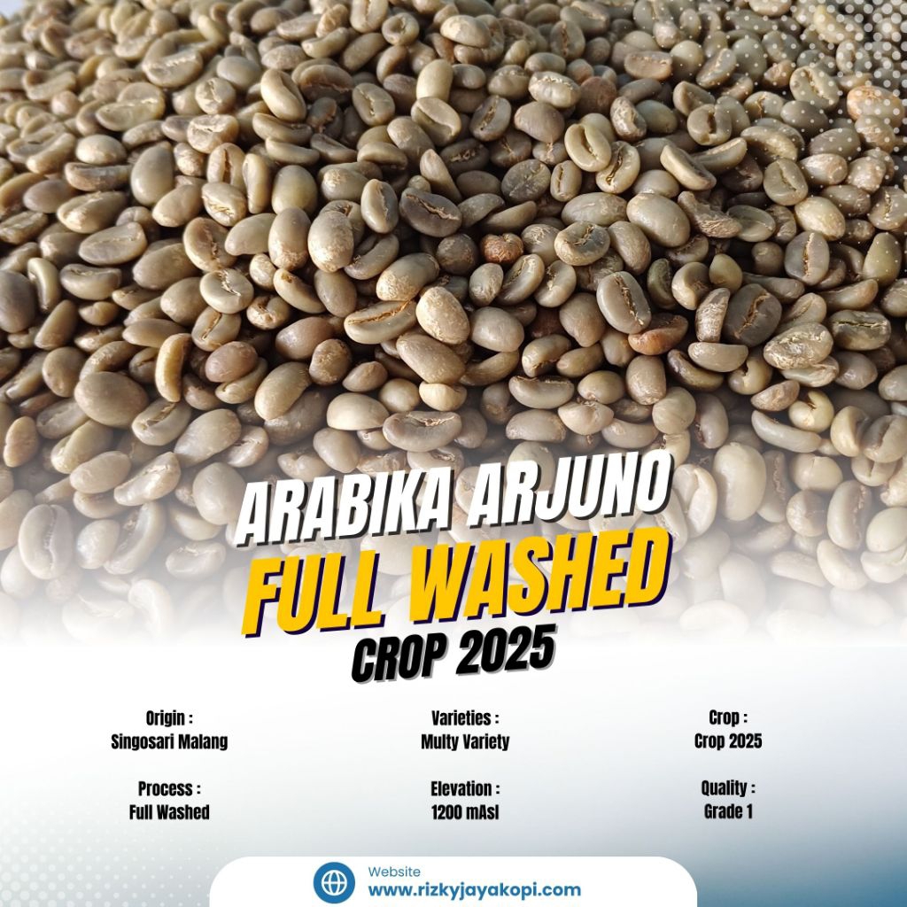 

Greenbean Arabika Arjuno Full Wash Grade 1( 1Kg )