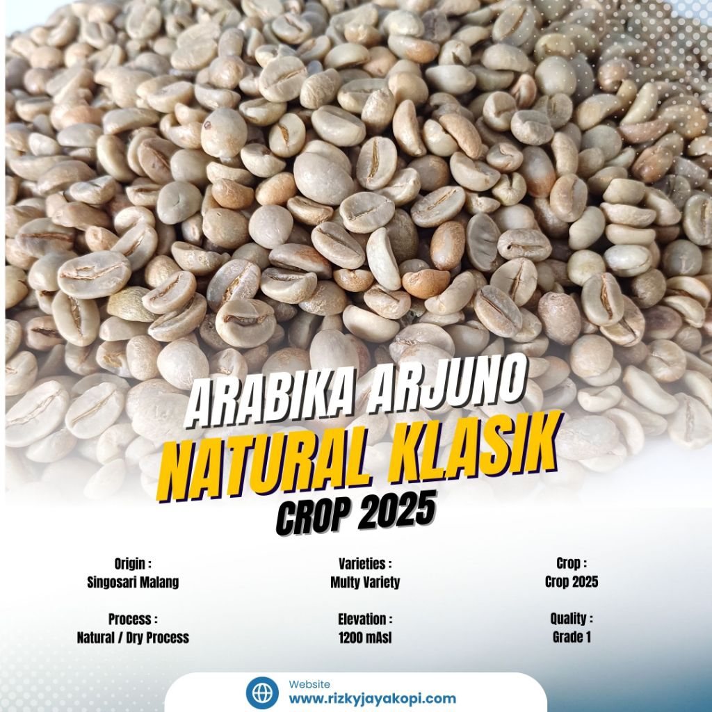 

Greenbean Arabika Arjuno Natural Klasik 1 Kg