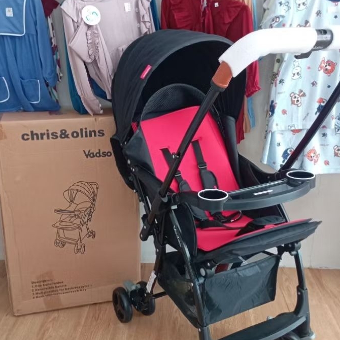 Stroller Chris & Olins Vadso Hitam