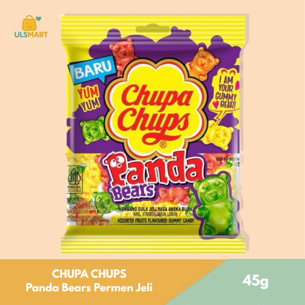 

CHUPA CHUPS Panda Bears Permen Jeli 45 g