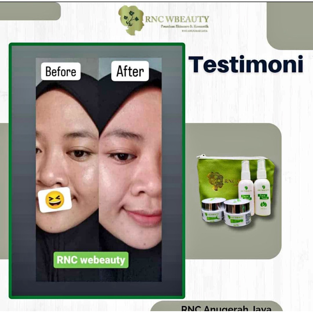 RNC W BEAUTY GLOW PAKET WAJAH PAKETAN RNC