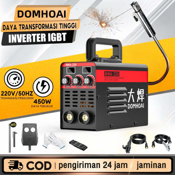DOMHOAI Mesin Las MMA Las Laser  Las Listrik Profesional Inverter Mesin Las Tampilan Digital Definis