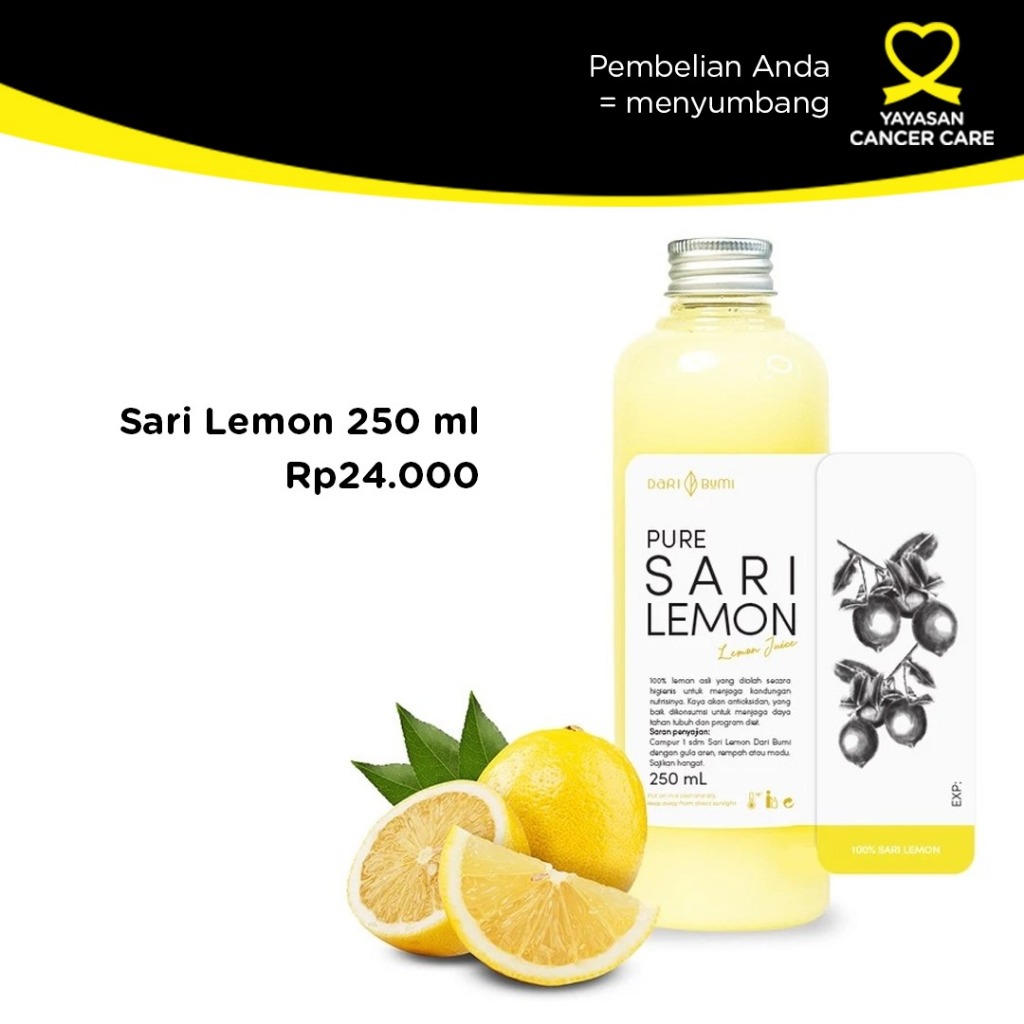

Dari Bumi Sari Lemon Murni Minuman Diet Premium Pure Original Lemon