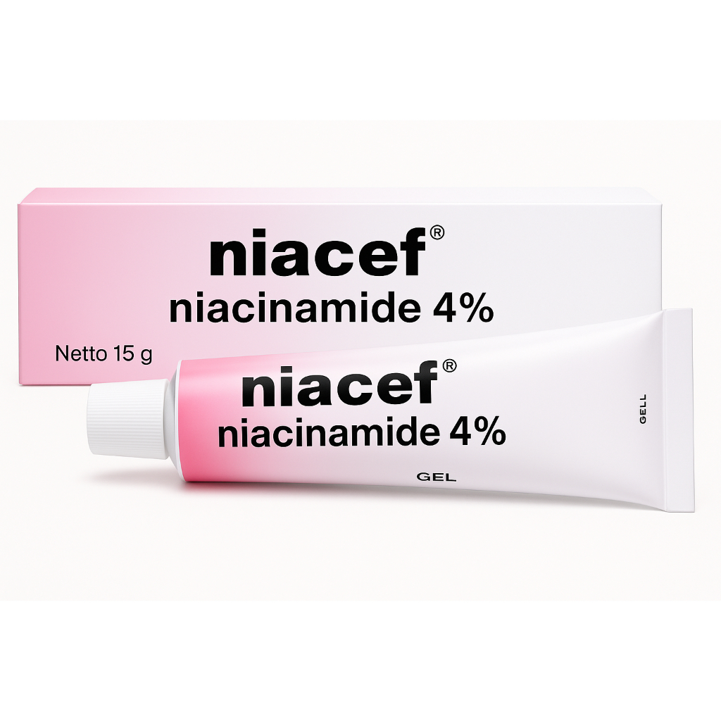 Niacef NiacinamideGel 4% 15gr Niacin
