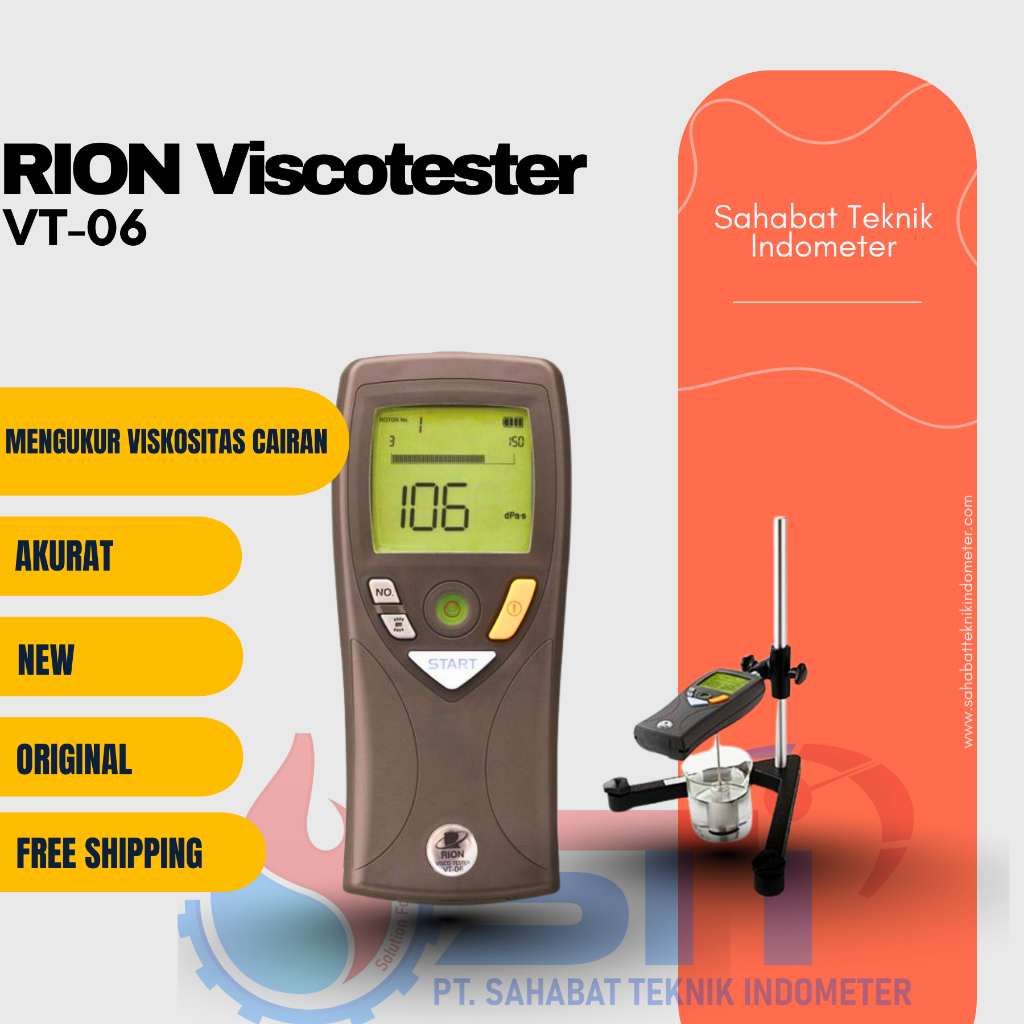 RION Viscotester VT-06 Alat Pengukur viskositas kekentalan cairan