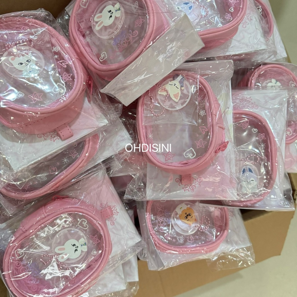 [LAST STOCK] OFFICIAL STRAY KIDS CLEAR POUCH SKZOO FANMEET 5 CLOCK