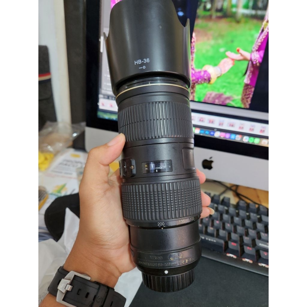 Lensa tele Nikon 70 200f4