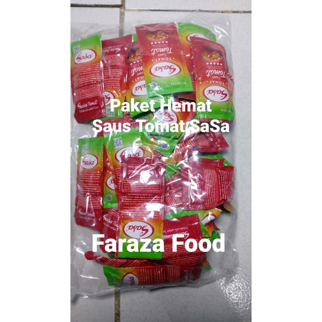 

Paket Hemat Saus Tomat Sasa Sachet isi 48 x 8 gram