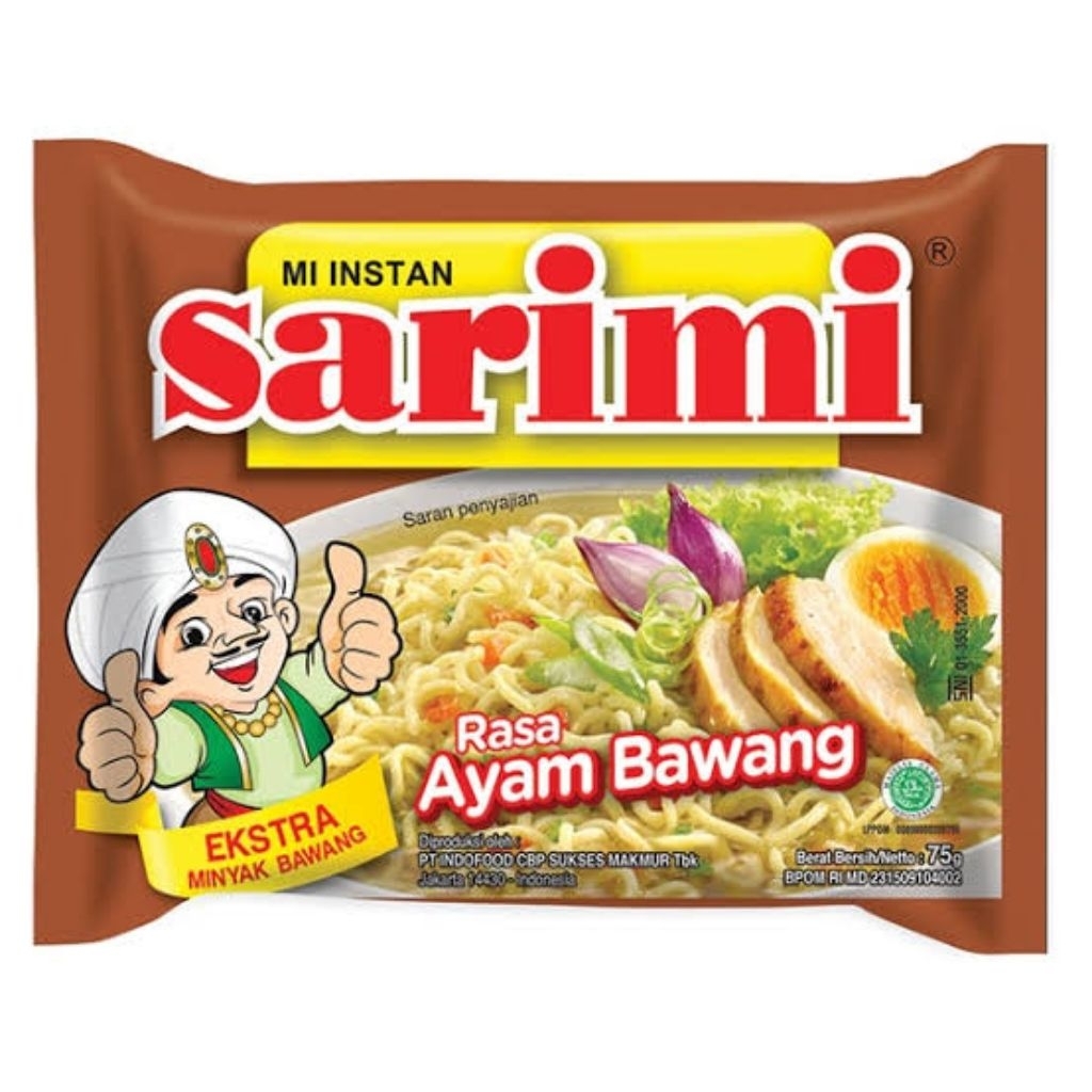 

Sarimi Rasa Ayam Bawang 75gr × 5