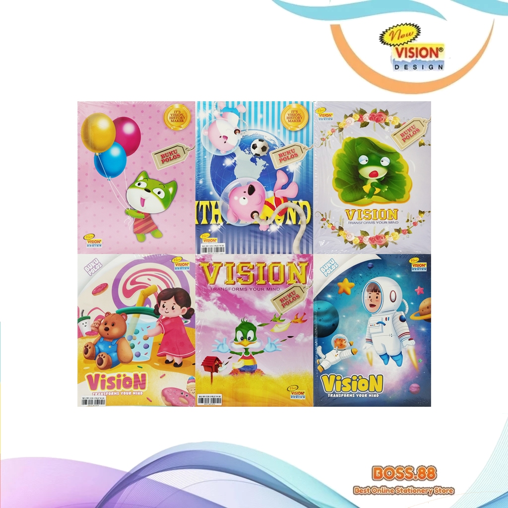 

BUKU POLOS TANPA GARIS NEW VISION 38 (1 PACK)