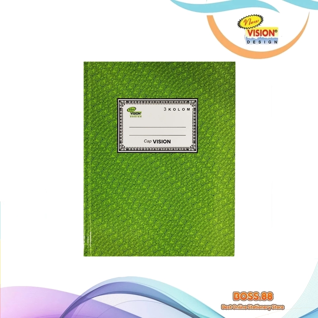 

BUKU KAS QWARTO VISION 3 KOLOM 100 LEMBAR (1 PCS)