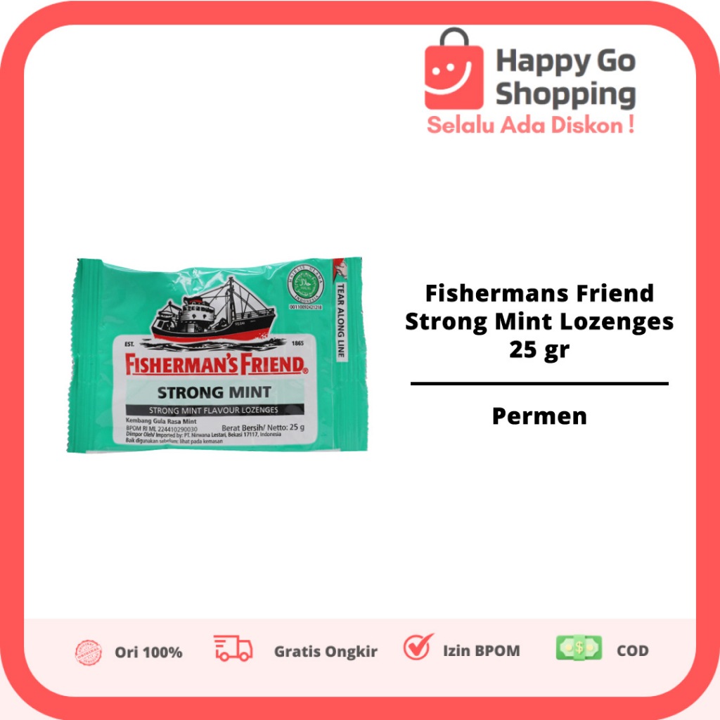 

Fishermans Friend Strong Mint Lozenges 25 gr